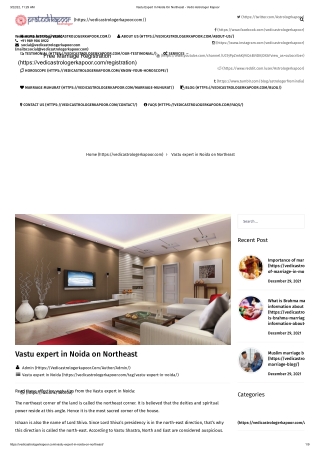Talk to Best Vastu Consultant in Noida |  91-9899060922