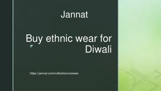 ethnic wear for diwali