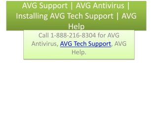 AVG Support | AVG tech support