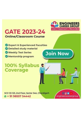 Best coaching institute for the preparation of technical examinations in Chandigarh