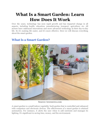 What Is a Smart Garden_ Learn How Does It Work