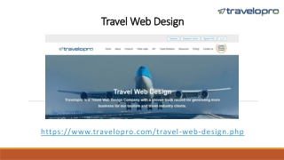 Travel Web Design