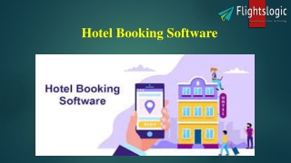 Hotel Booking Software