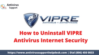 Uninstall VIPRE Antivirus Advance Security with Images