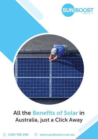 All the Benefits of Solar in Australia, just a Click Away