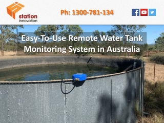 Easy-To-Use Remote Water Tank Monitoring System in Australia