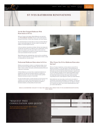St Ives Bathroom Renovations