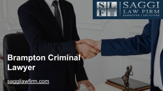 Brampton Criminal Lawyer