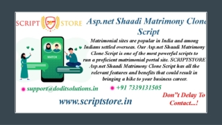 Asp.net Shaadi Matrimony Clone System - SCRIPTSTORE.IN