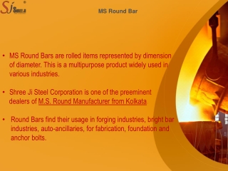 M.S. Round Manufacturer from Kolkata