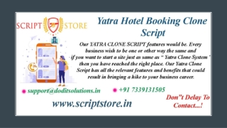 Yatra Hotel Booking Clone System - SCRIPTSTORE.IN