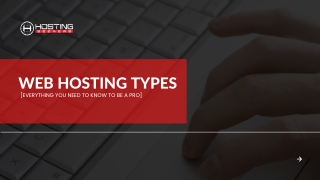 Web Hosting Types | Everything You Need to Know to Be a Pro
