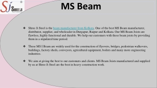 Beam Manufacturer from Kolkata