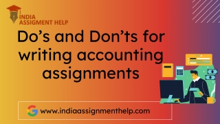 Best Accounting Assignment Help in India by Experts