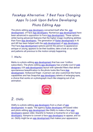 FaceApp Alternative 7 Best Face Changing Apps To Look Upon Before Developing Photo Editing App (1)