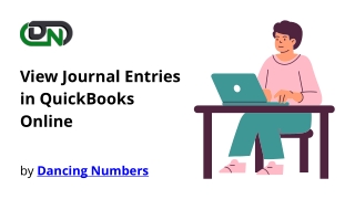 View Journal Entries in QuickBooks Online