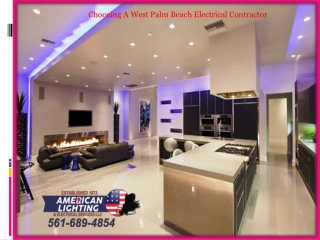 Choosing A West Palm Beach Electrical Contractor