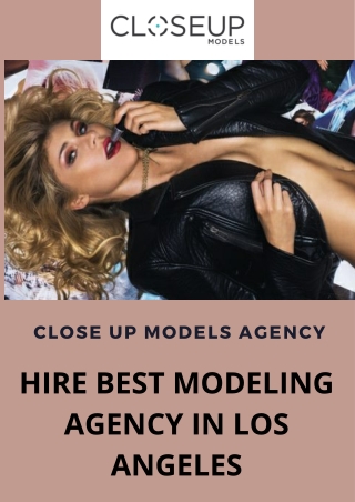 Reach Best Modeling Agency In Los Angeles