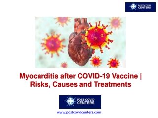Myocarditis after COVID-19 Vaccine - Risks, Causes and Treatments