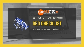 Get Better Rankings With SEO Checklist