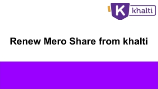 meroshare nepali