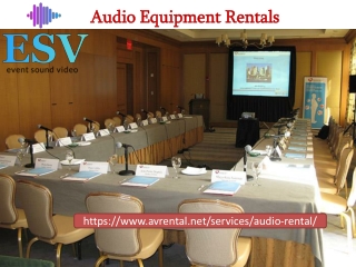 Audio Equipment Rentals in Massachusetts |Event Sound and Video