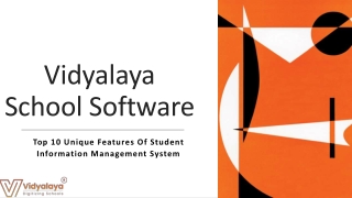 Top 10 Unique Features Of Student Information Management System