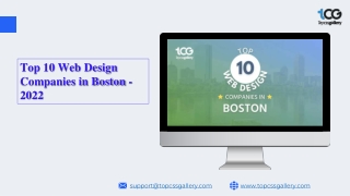 Top 10 Web Design Companies in Boston