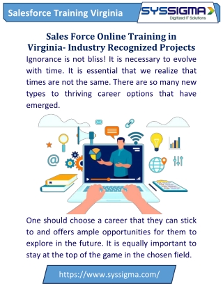 Sales Force Online Training in Virginia