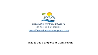 Why to buy a property at Gorai beach