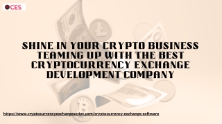 Shine in your crypto business teaming up with the best Cryptocurrency Exchange Development Company