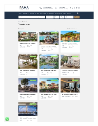 Townhouses for Sale in Dubai Hills
