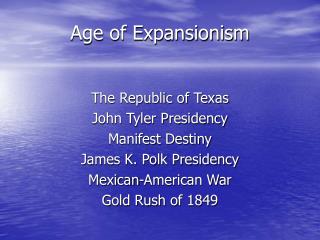 Age of Expansionism