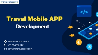 Travel Mobile App Development | Travel APP