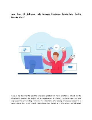 How HR management software help manage employee productivity during remote work.docx
