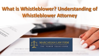 What is Whistleblower? Understanding of Whistleblower Attorney