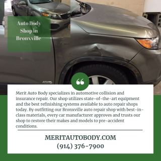 Auto Body Shop in Bronxville