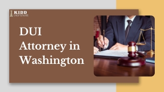 DUI Attorney in Washington