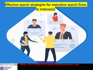 Effective search strategies for executive search firms in Indonesia