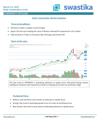 Commodity daily levels (24-MAR)