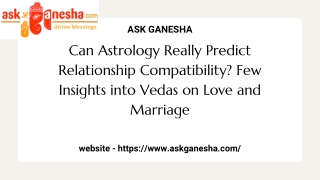 Can Astrology really Predict Relationship Compatibility Few insights into Vedas on Love and Marriage