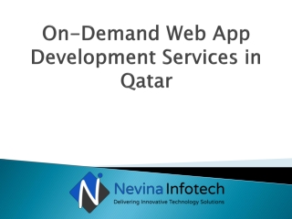 On-Demand Web App Development Services in Qatar
