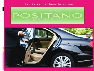 Car Service from Rome to Positano