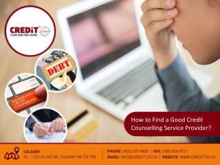 How to Find a Good Credit Counselling Service Provider