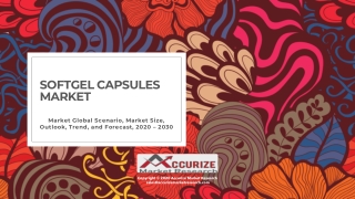 Softgel Capsules Market