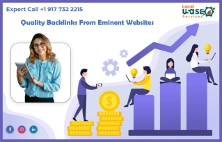 Quality Backlinks From Eminent Websites