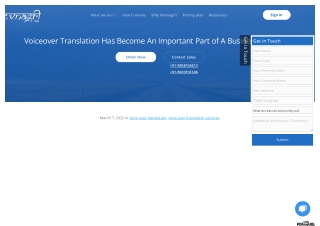 Voiceover Translation Has Become An Important Part of A Business