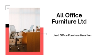 Used Office Furniture Hamilton