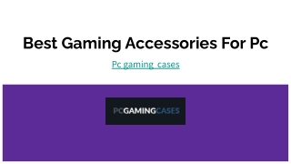 Best Accessories For Gaming Pc - Pc gaming cases