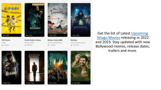 Upcoming Telugu Movies 2022